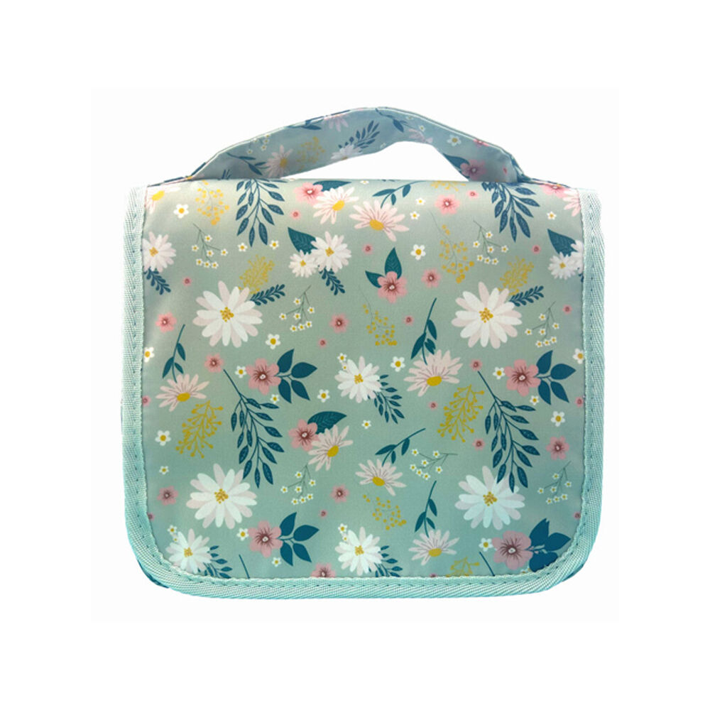 Frankie & Me Women's Zip Cosmetics Hanging Toiletry Bag Medium 25x21cm Floral