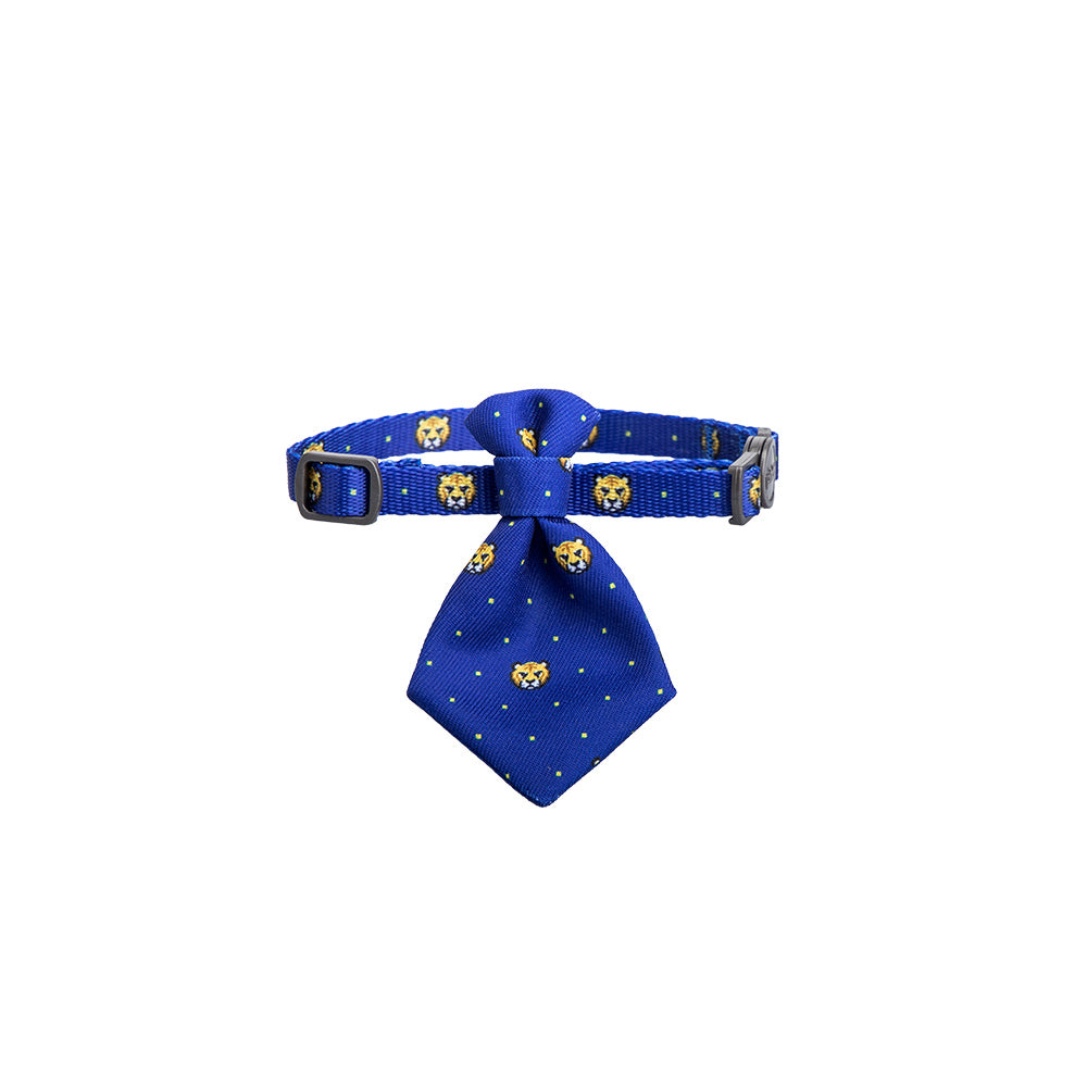 2x Pidan Adjustable 18-30cm Pet Cat Necktie - Blue Tigers