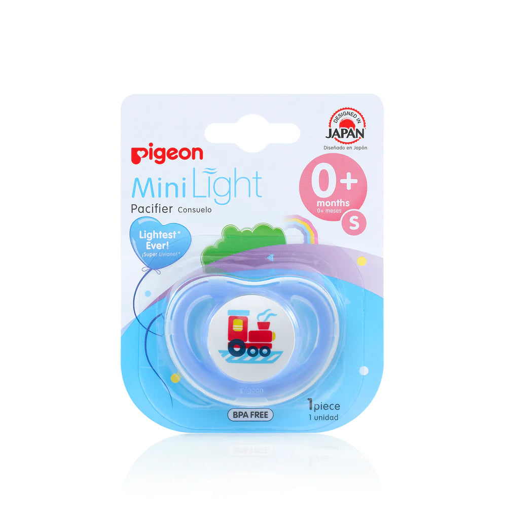 2PK Pigeon Minilight Pacifier/Dummy Small Baby 0m+ Assorted