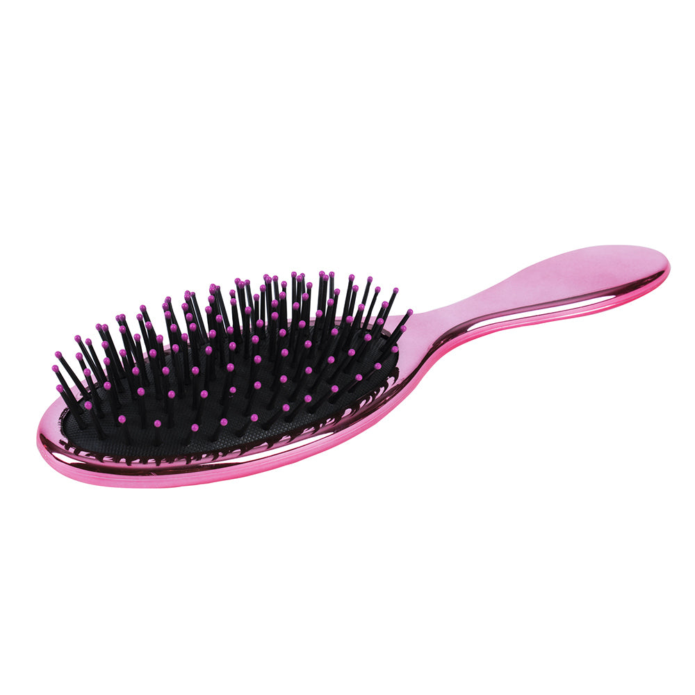 2PK Living Today TPR bristles Oval Paddle Brush - Pink