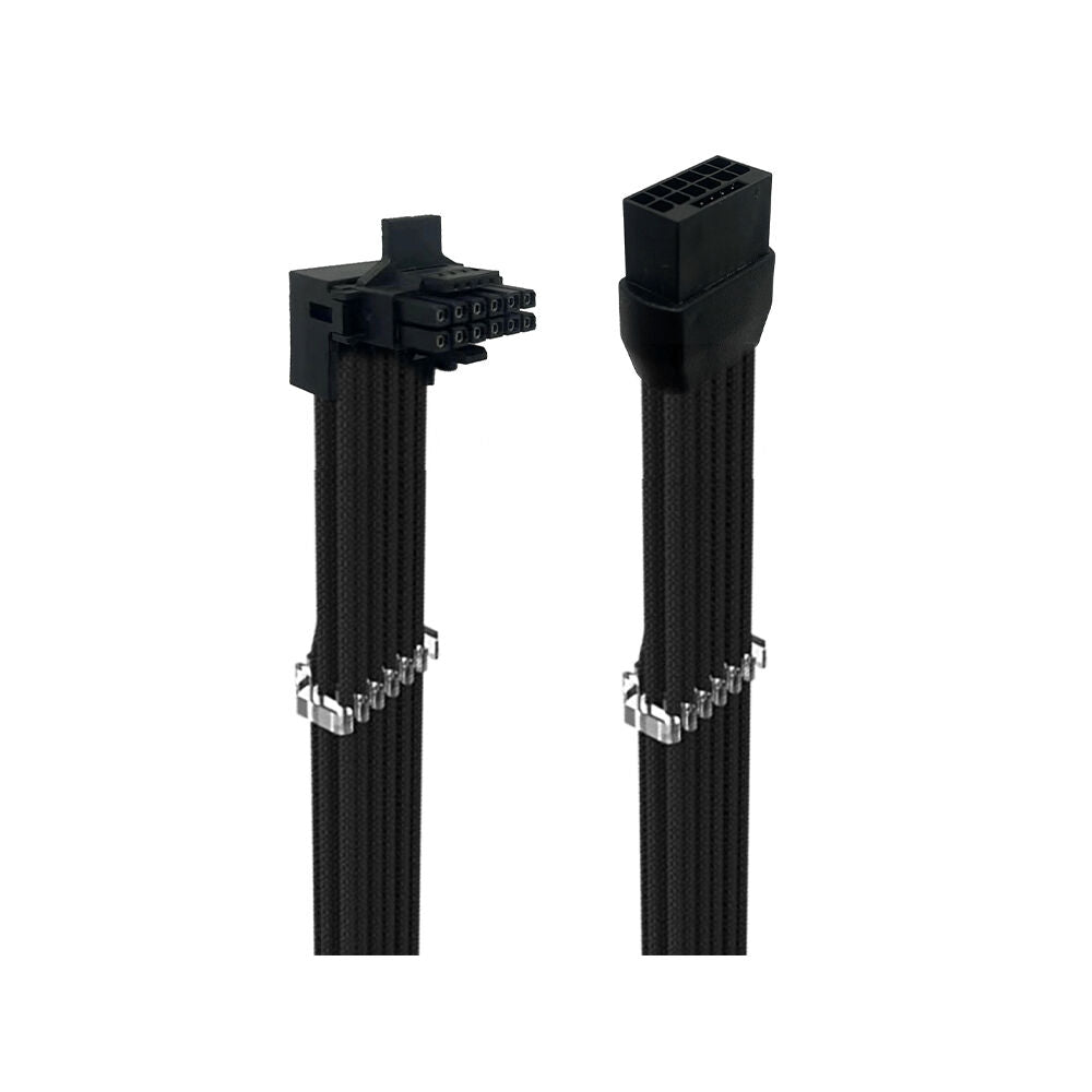 Cruxtec PE5-124B-30BK 600W PCLE 5.0 GPU Power Extension Cable Type-B Black
