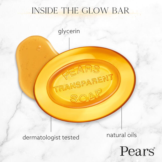 24x Pears Pure & Gentle Transparent Soap Bar 100g w/ Natural Oils
