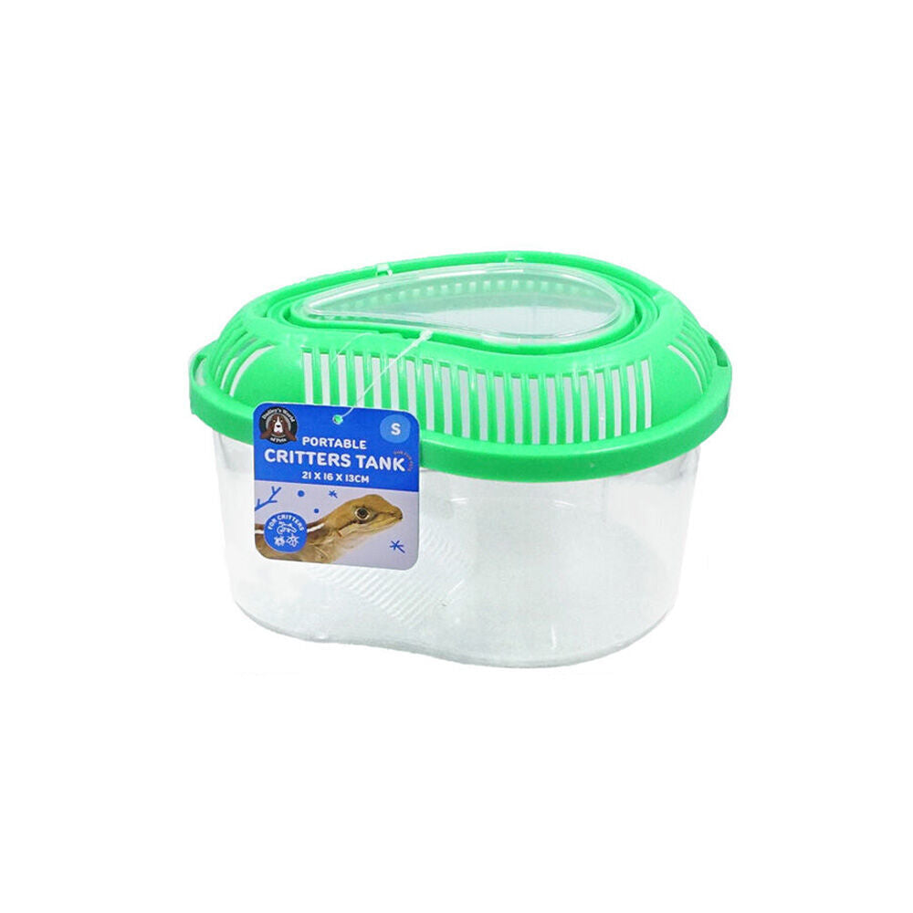 6PK Dudley's World Of Pets Reptile/Critter Tank Small Assorted 21x13cm