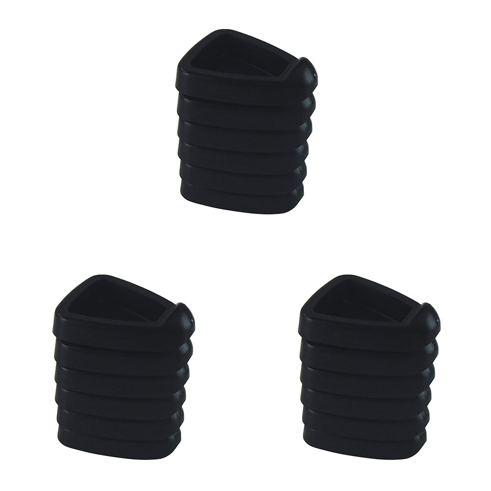 18pc Homeleisure Pot Feet Black Planter Outdoor Garden