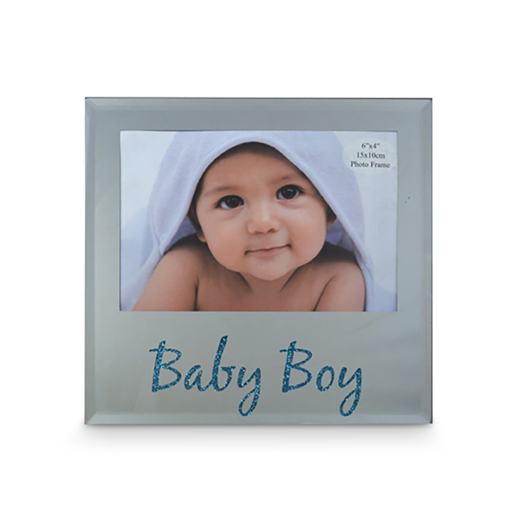 3x Baby Boy 6x4 Inch Keepsake Novelty Photo Display Frame