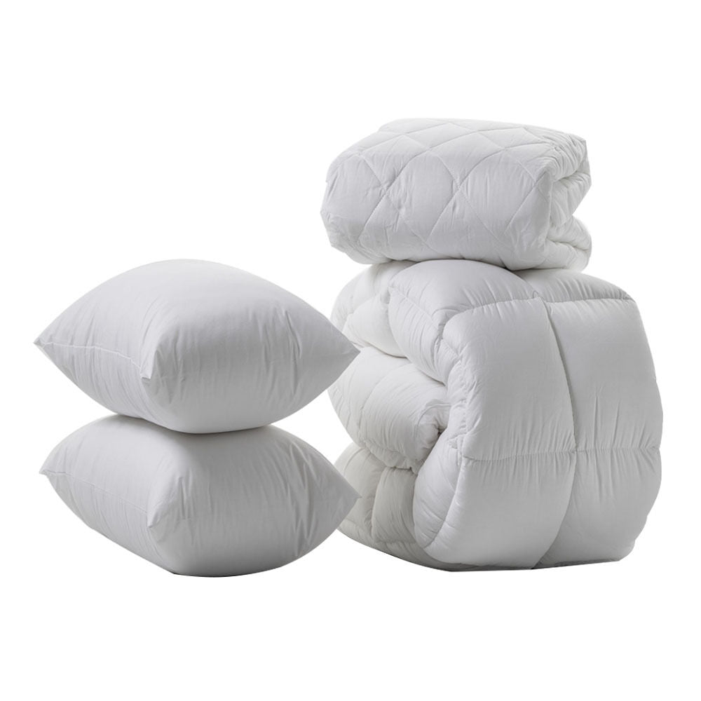 4PK Jason Firm Allergy Sensitive Washable Pillow - White