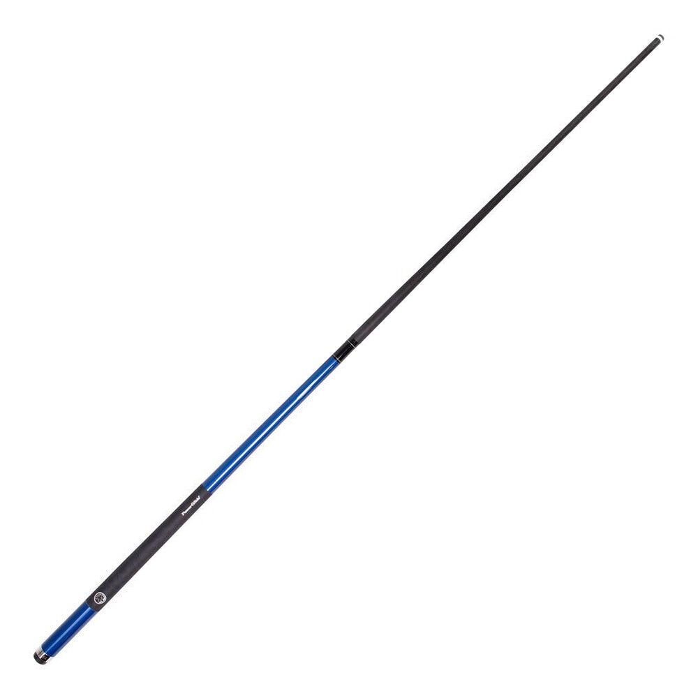 2pc PowerGlide Emanate Pool Billiards Carbon Cue Stick 13mm Tip Blue