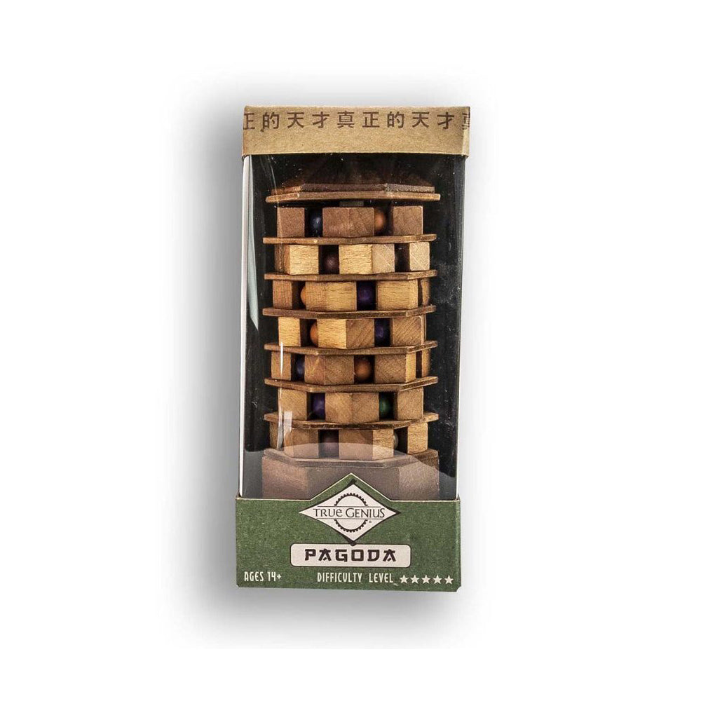 2PK Project Genius Chinese Pagoda Puzzle Solving Toy 14y+