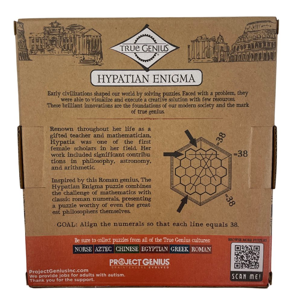 Project Genius Hypatian Enigma Problem Solving Adult Puzzle 8+