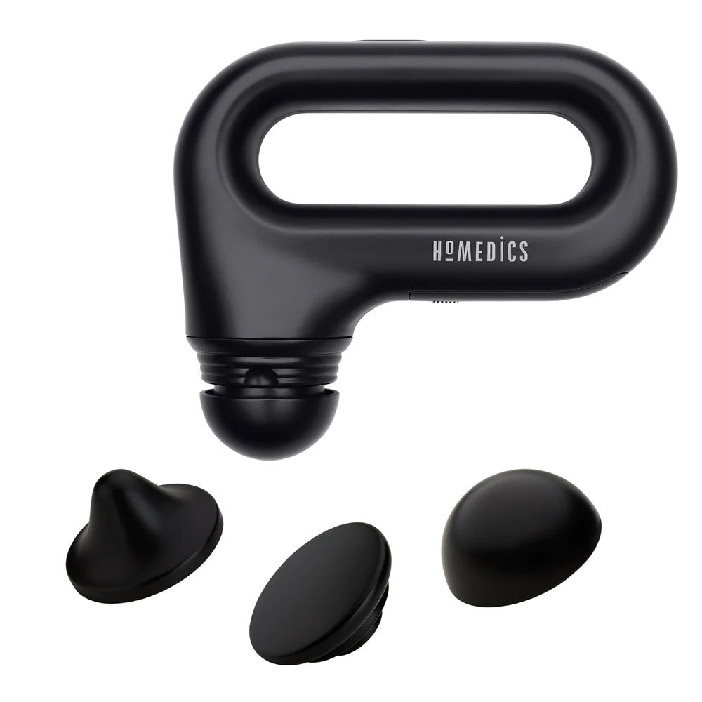 Homedics Handheld Portable Mini Full Body Vibration Massager Black