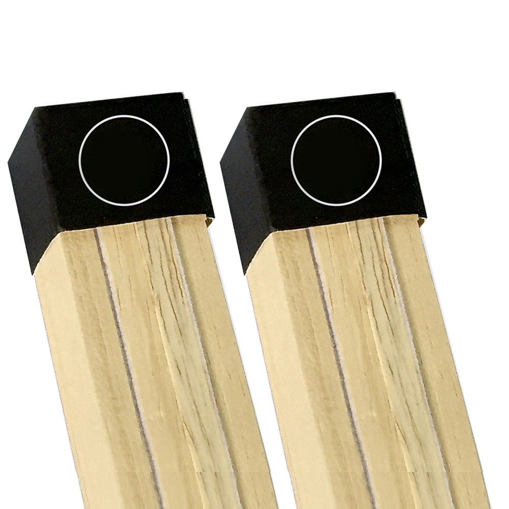 2PK Frames & Hangers Wall Art Magnetic Wooden Poster Hanger 40cm Natural