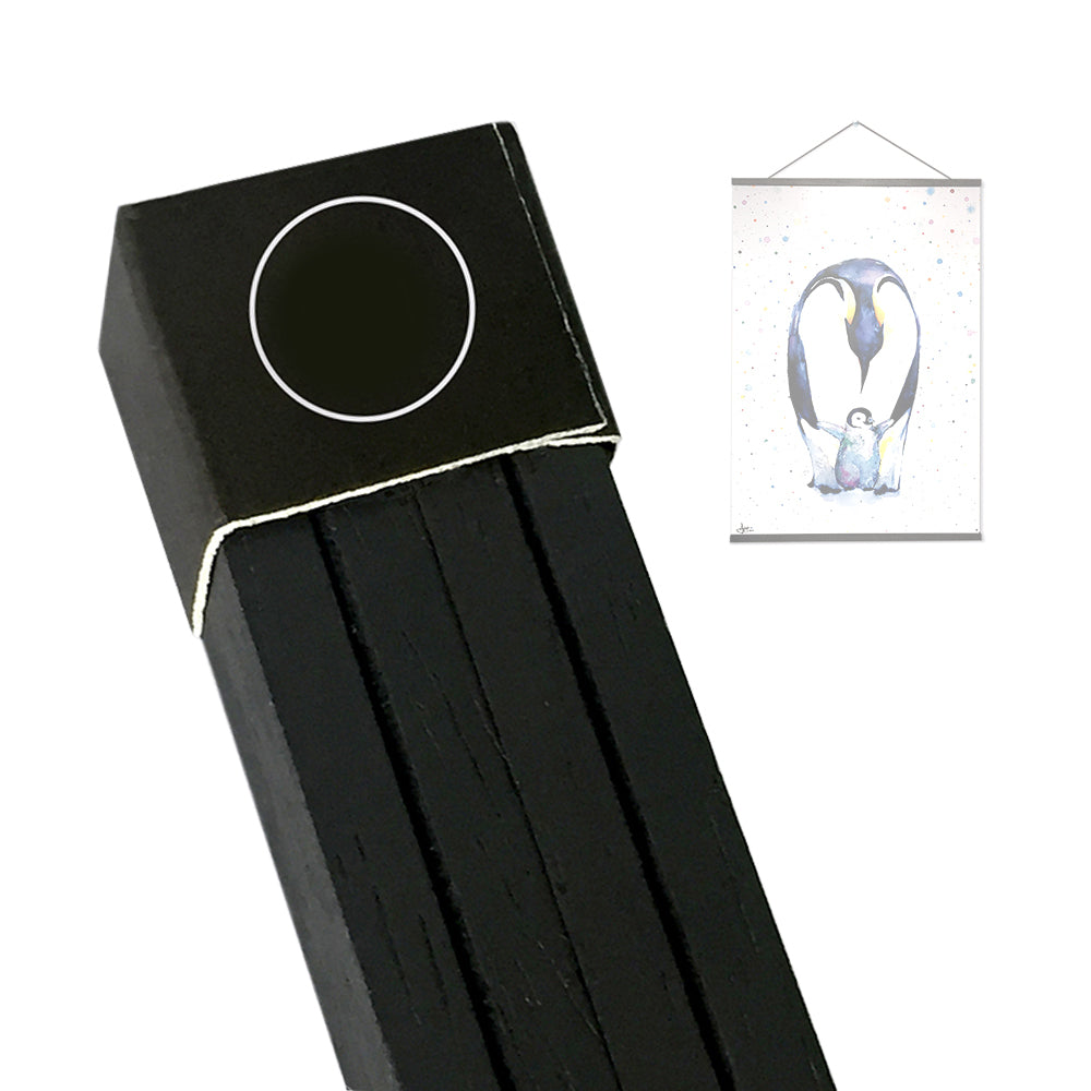 Frames & Hangers Wall Art Magnetic Wooden Poster Hanger 43cm Black