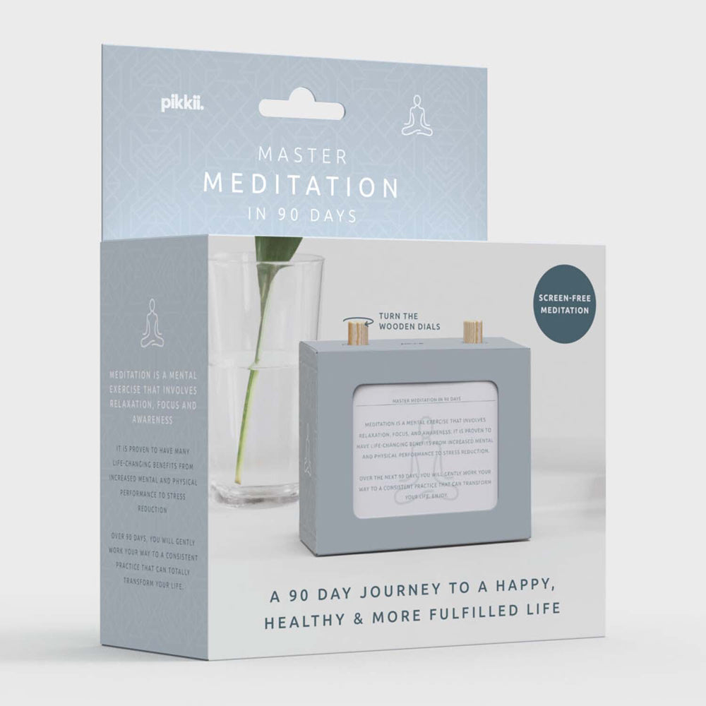 Pikkii 12cm Meditation Mastery in 90 Days Scroll Box