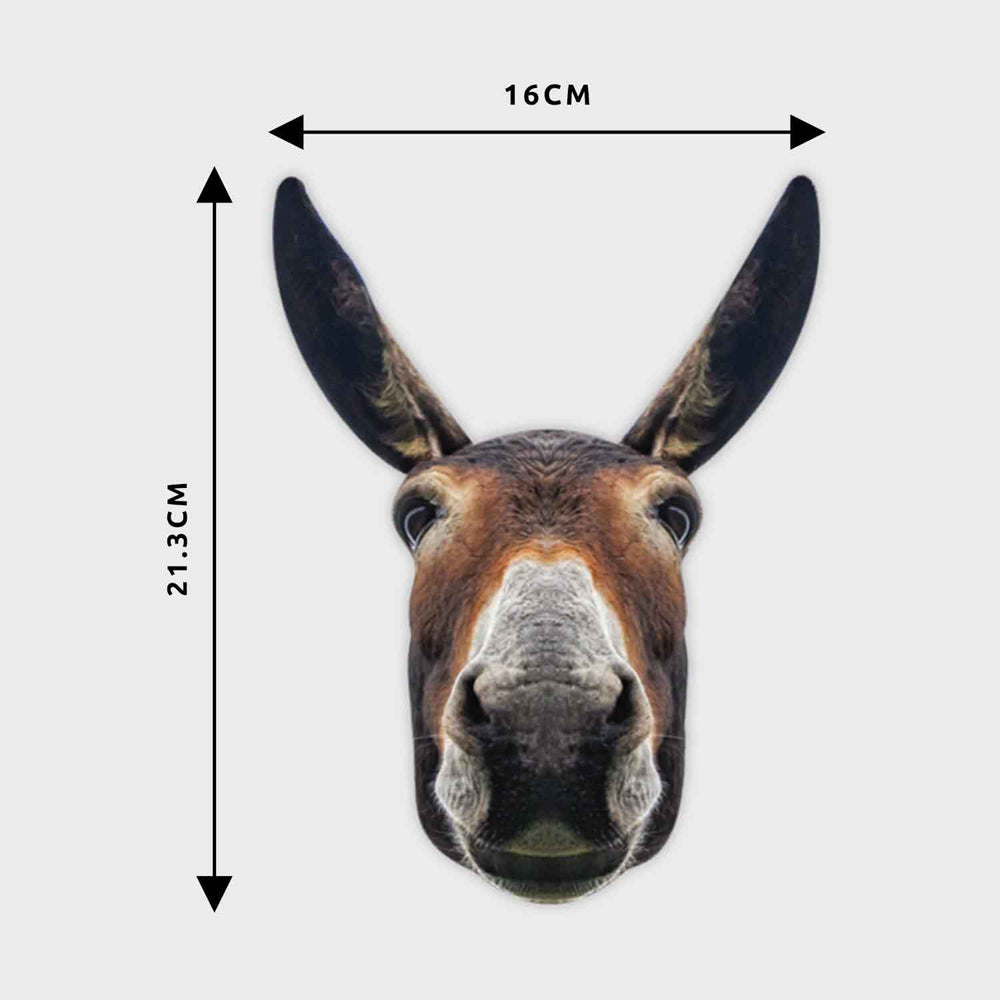 3PK Pikkii Fun Donkey Micofiber Cloth Glasses Cleaning 21cm