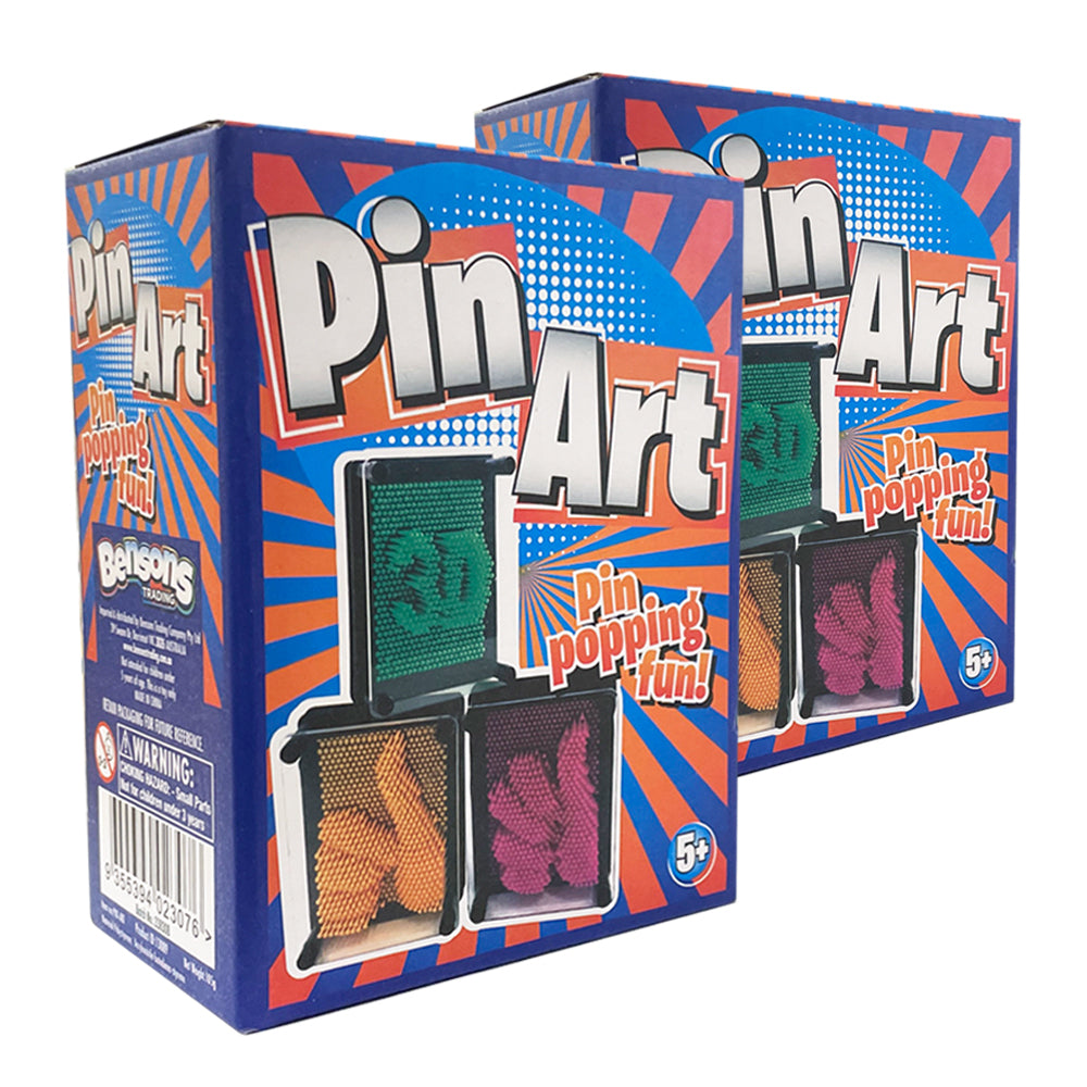2PK 12.5cm Pin Art Assorted 5+