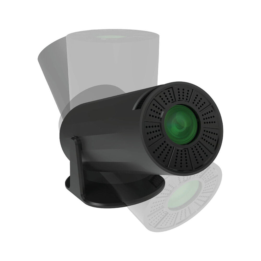 Laser Multi-Angle 1080p Android LED Compact Projector HD Resolution Black