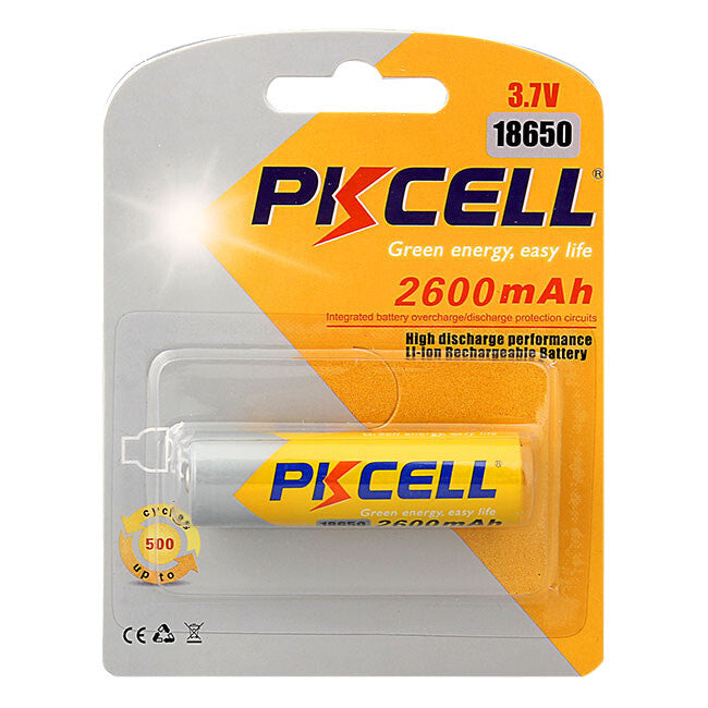 2PK 3.7V 2600MAH LITHIUM BATTERY