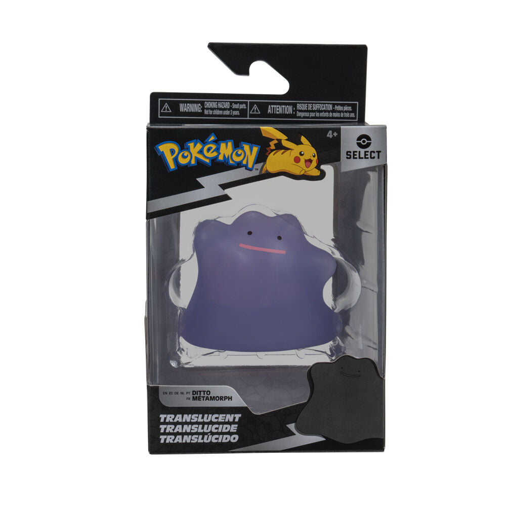 Pokemon 3 Inch Select Battle Translucent Collectable Figure Kids Toy Assorted