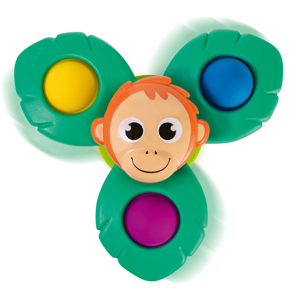 Play+ Spin & Pop Monkey Kids Sensory Fidget Toy 6m+