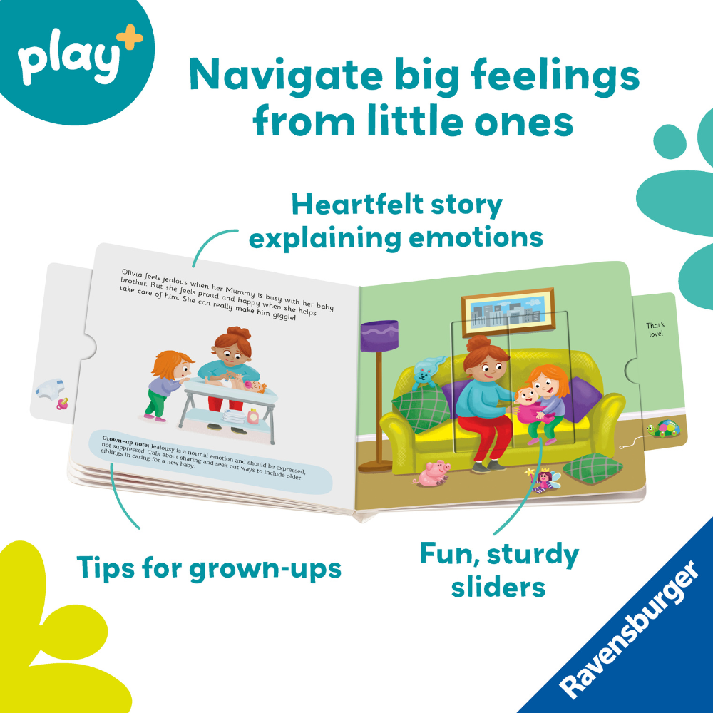 Play+ Me and My Day Feelings Kids Story Telling Book 18m+