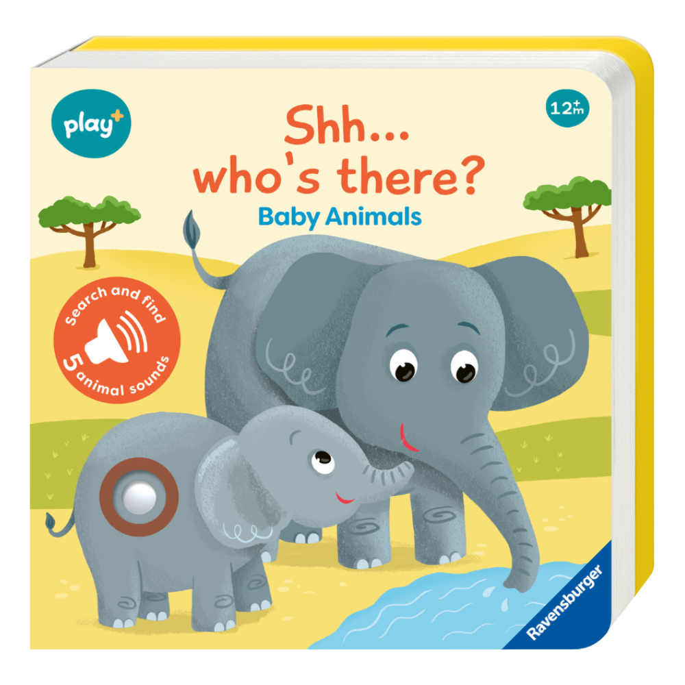 2pc Play+ Shh Whos There Jungle Animals & Baby Animals Combo Set 1y+