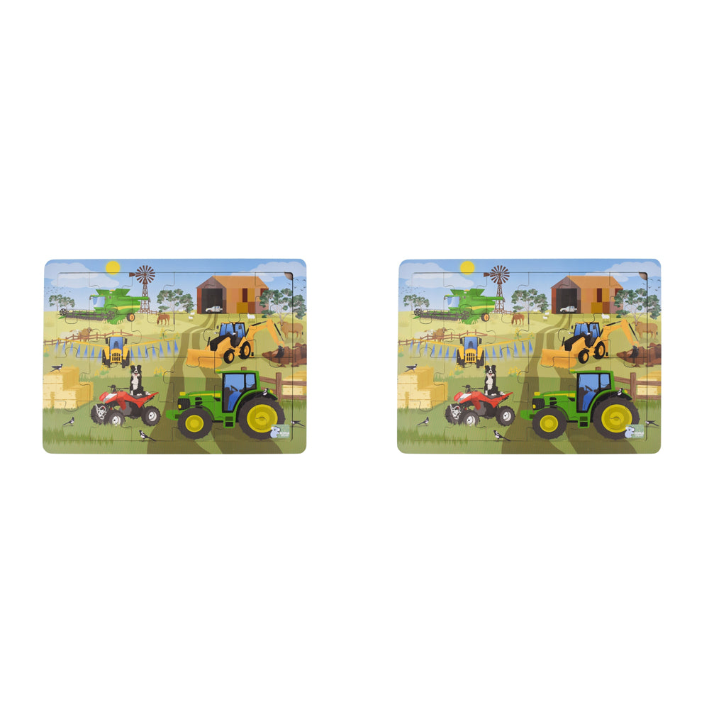 48pc Koala Dream Aussie Farm Vehicles Jigsaw Puzzle 18m+