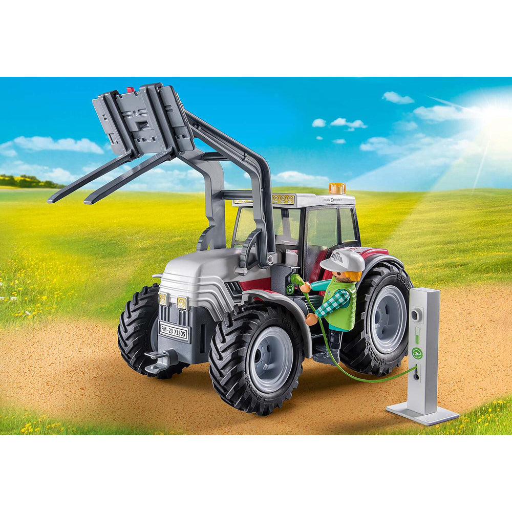 Playmobil Large Tractor with Accessories Kids/Childrens Toy Playset 4+
