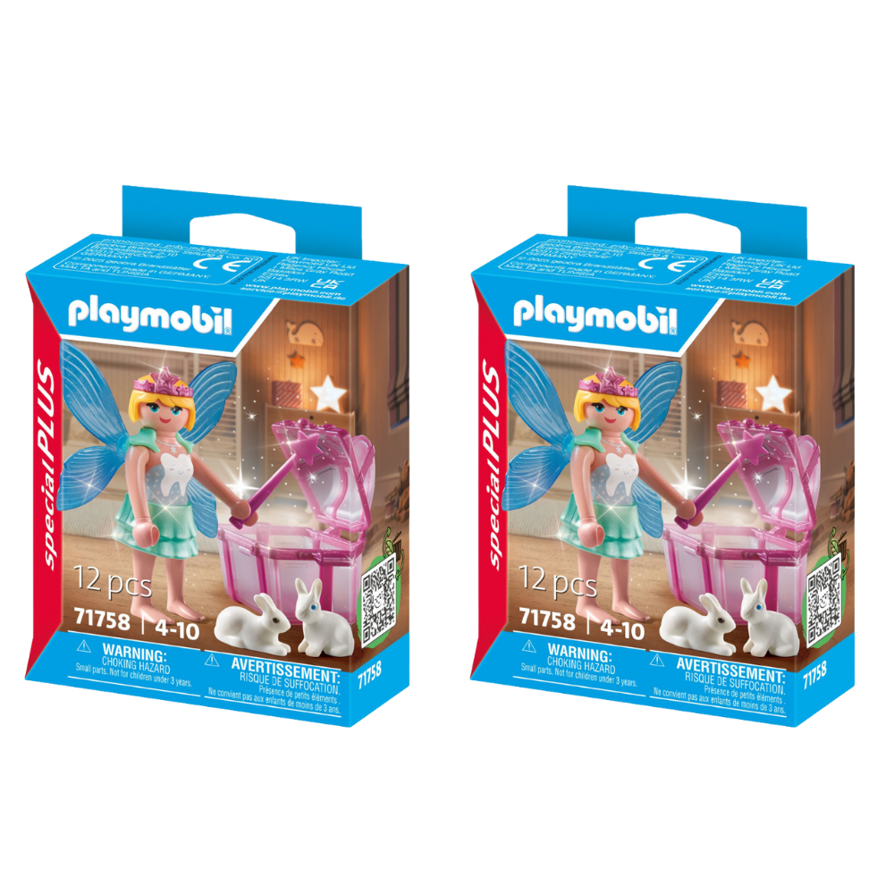 2x 12pc Playmobil 21x15cm Tooth Fairy Kids Action Figure Toy 4y+