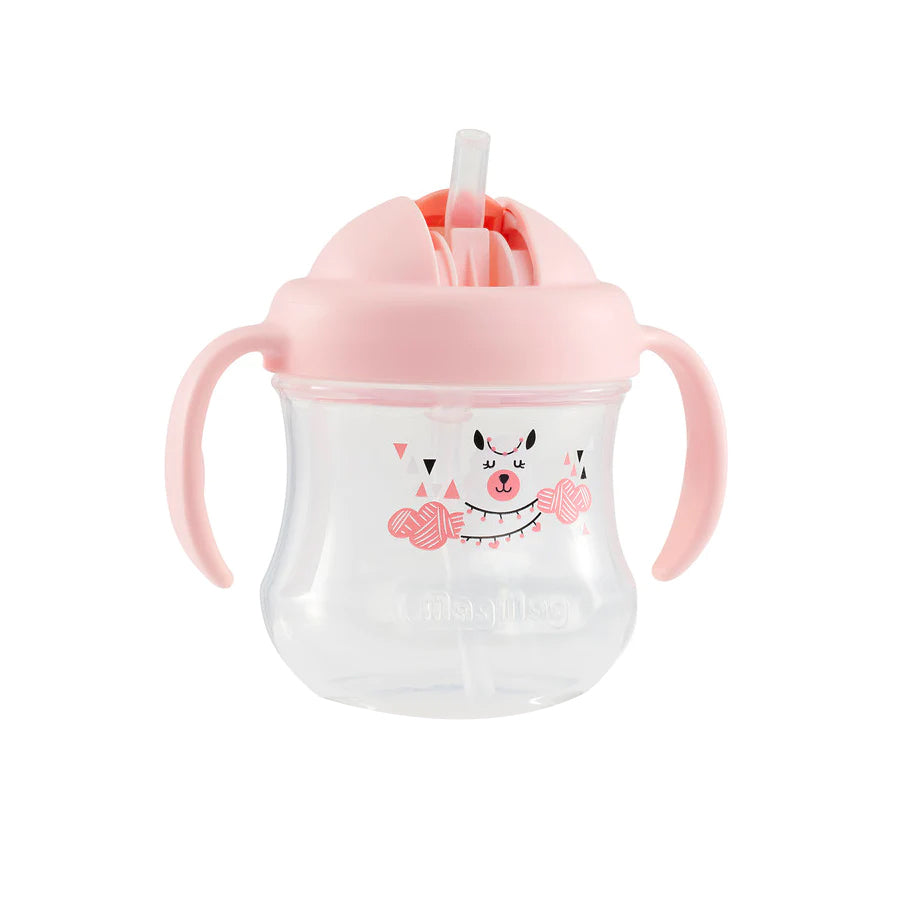 Pigeon 200ml Magmag Straw Cup Pink Baby/Toddler 8m+