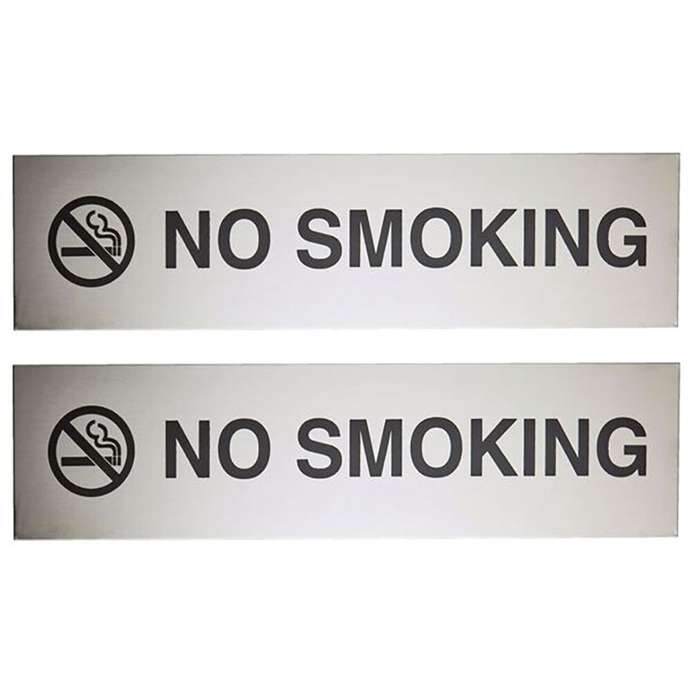 2PK Sandleford No Smoking Sign 200 x 50 x 0.6mm