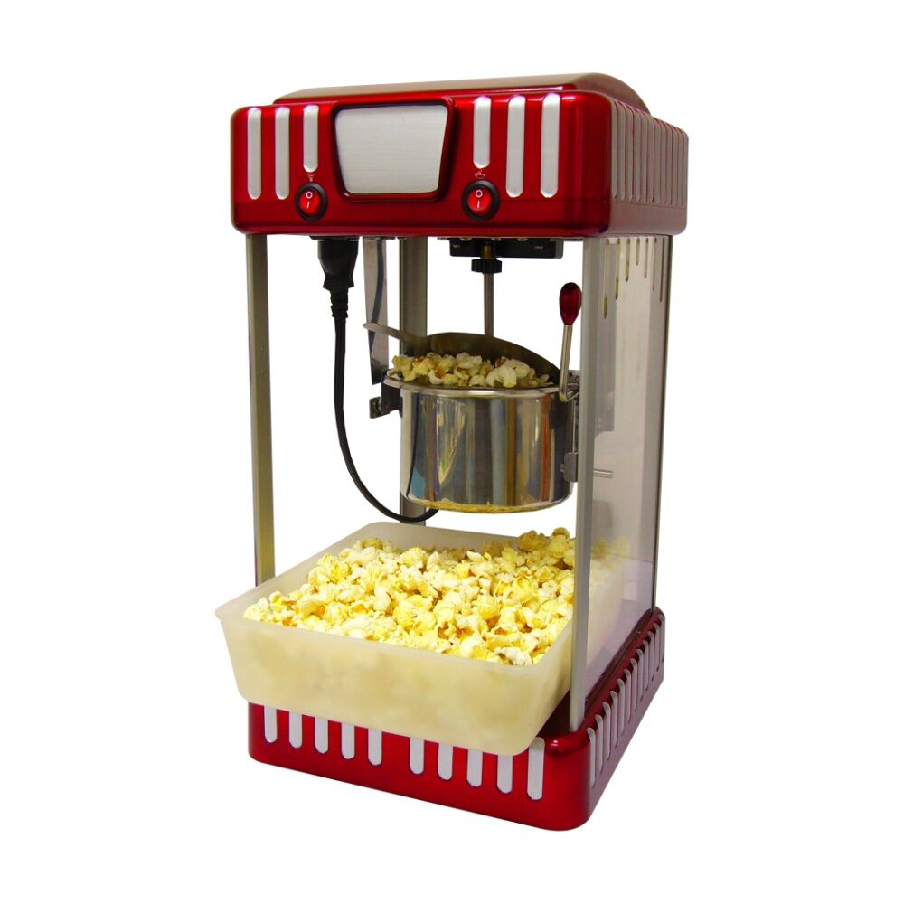 Airflo Electric Stainless Steel Kettle Popcorn Maker 4.5L 44cmx26cmx28cm
