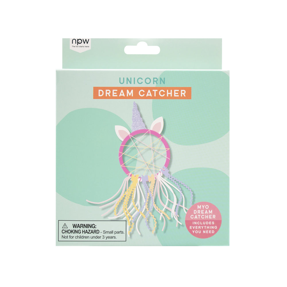 2PK NPW Gifts DIY Unicorn Dream Catcher Kids Craft Kit