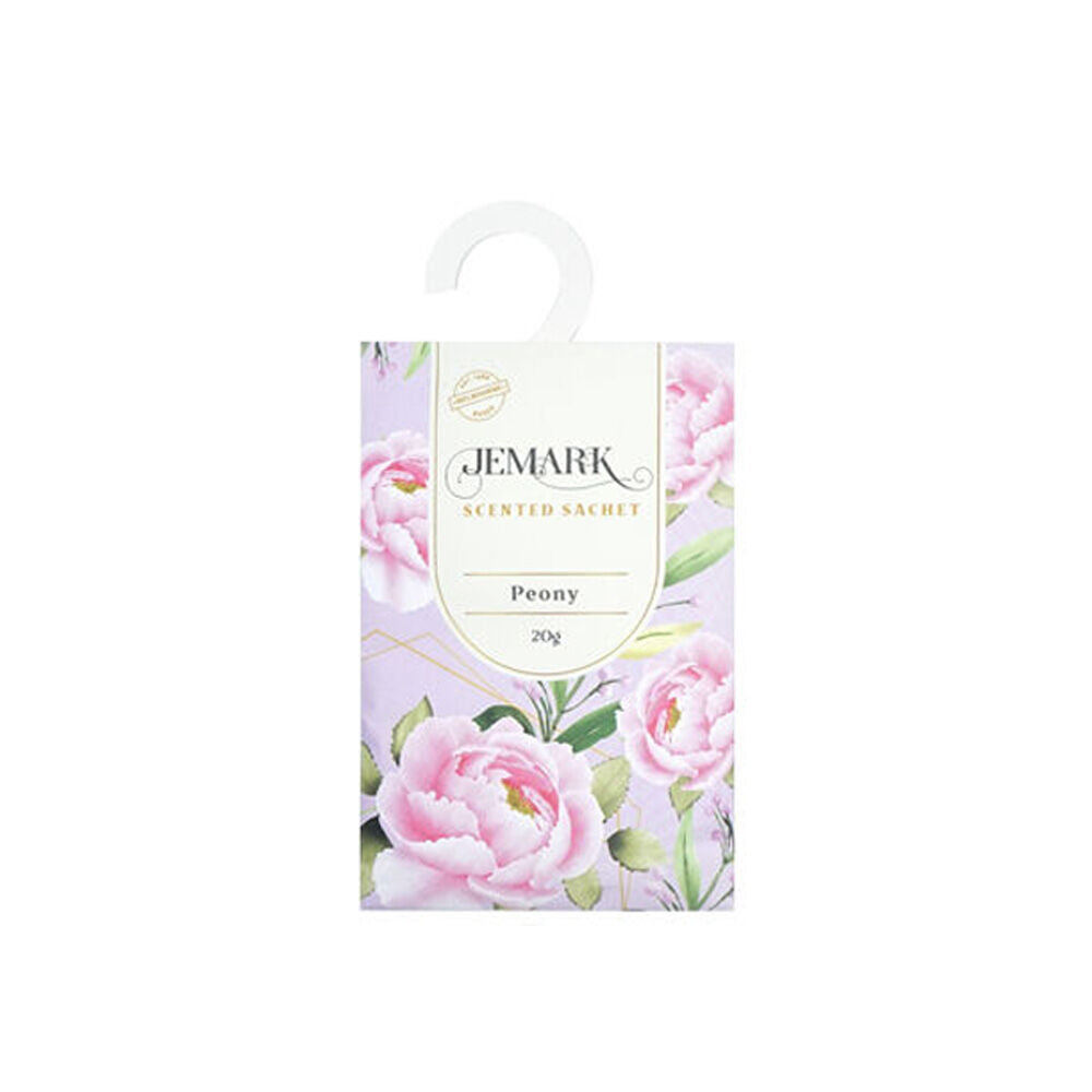 12PK Jemark Fragrance Sachet 20g Assorted Peony/Ocean/Lavender/Gardenia