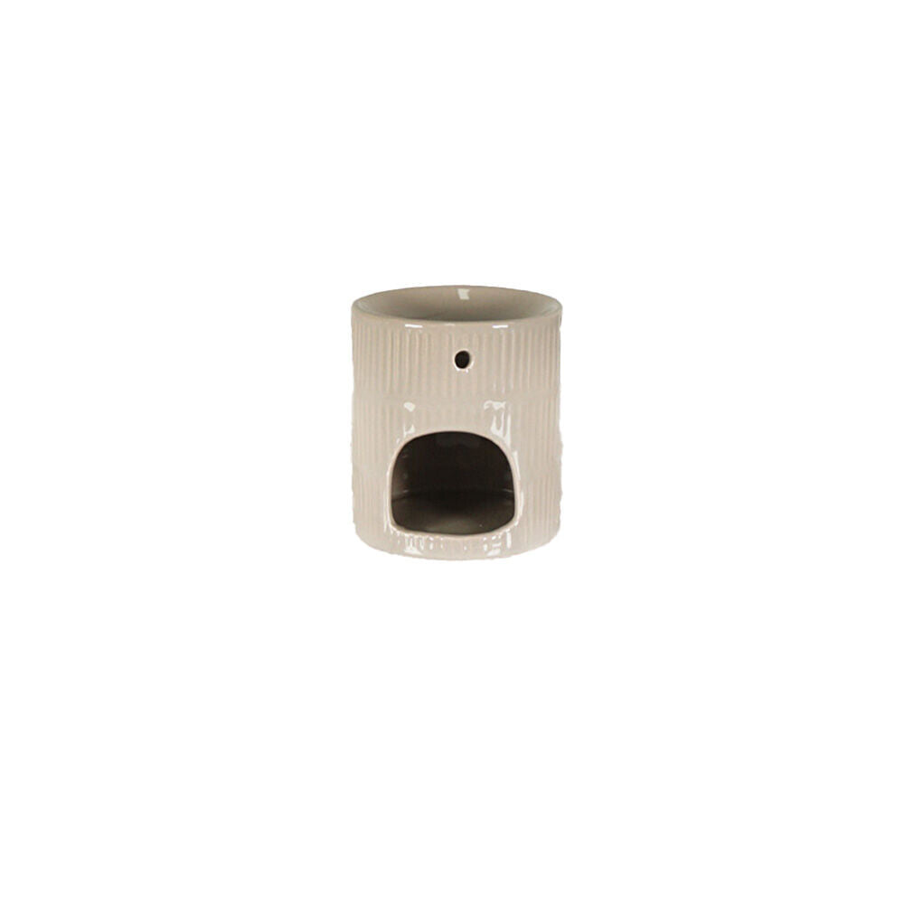 4PK Jemark 10cm Oil Burner - Ribbed Assorted Grey/Black/White