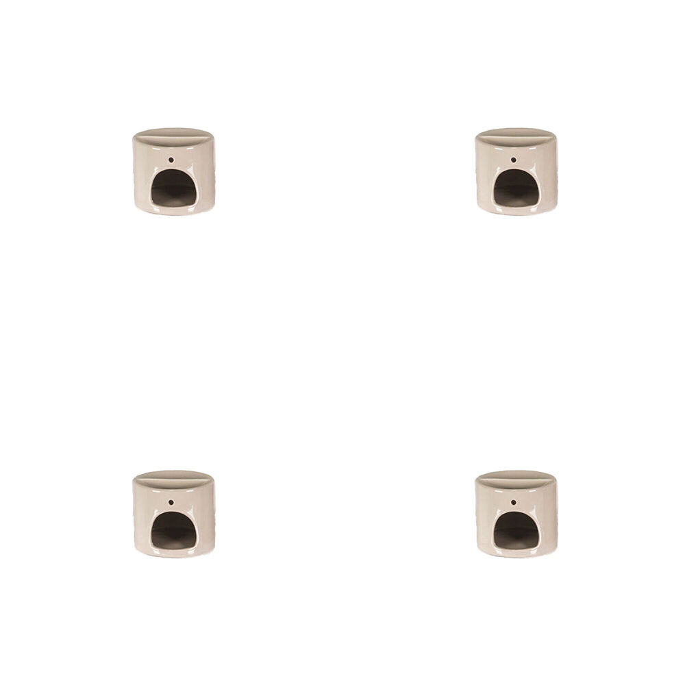 4PK Jemark 9.2cm Double Oil Burner Assorted Grey/Black/White