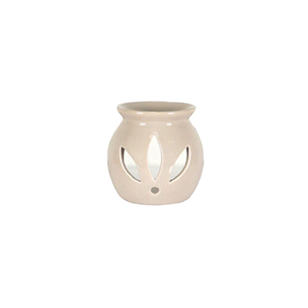 4PK Jemark 9cm Oil Burner Gloss Finish Assorted Grey/Black/White