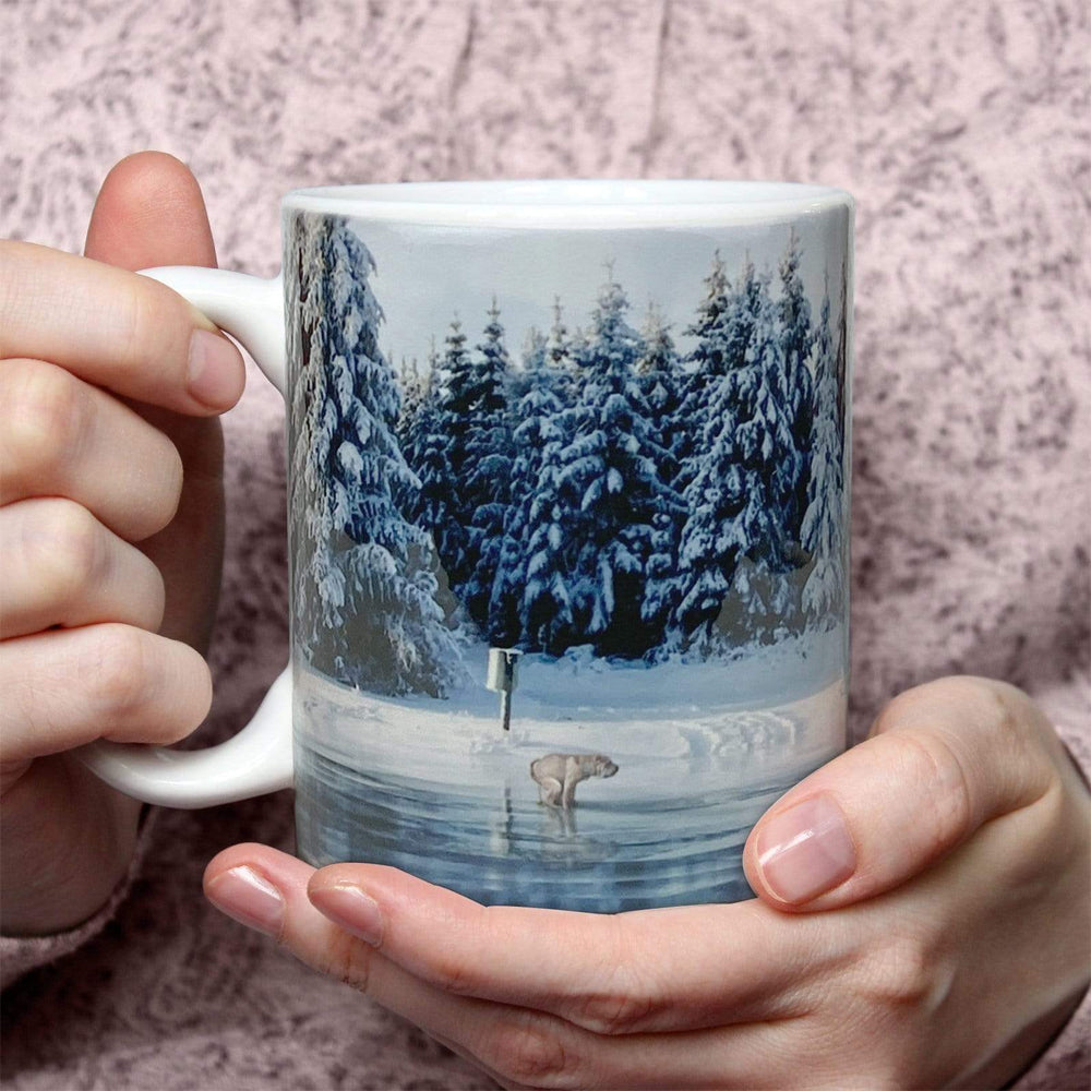 Prank-O When Nature Calls Winterscape Coffee Mug 15oz