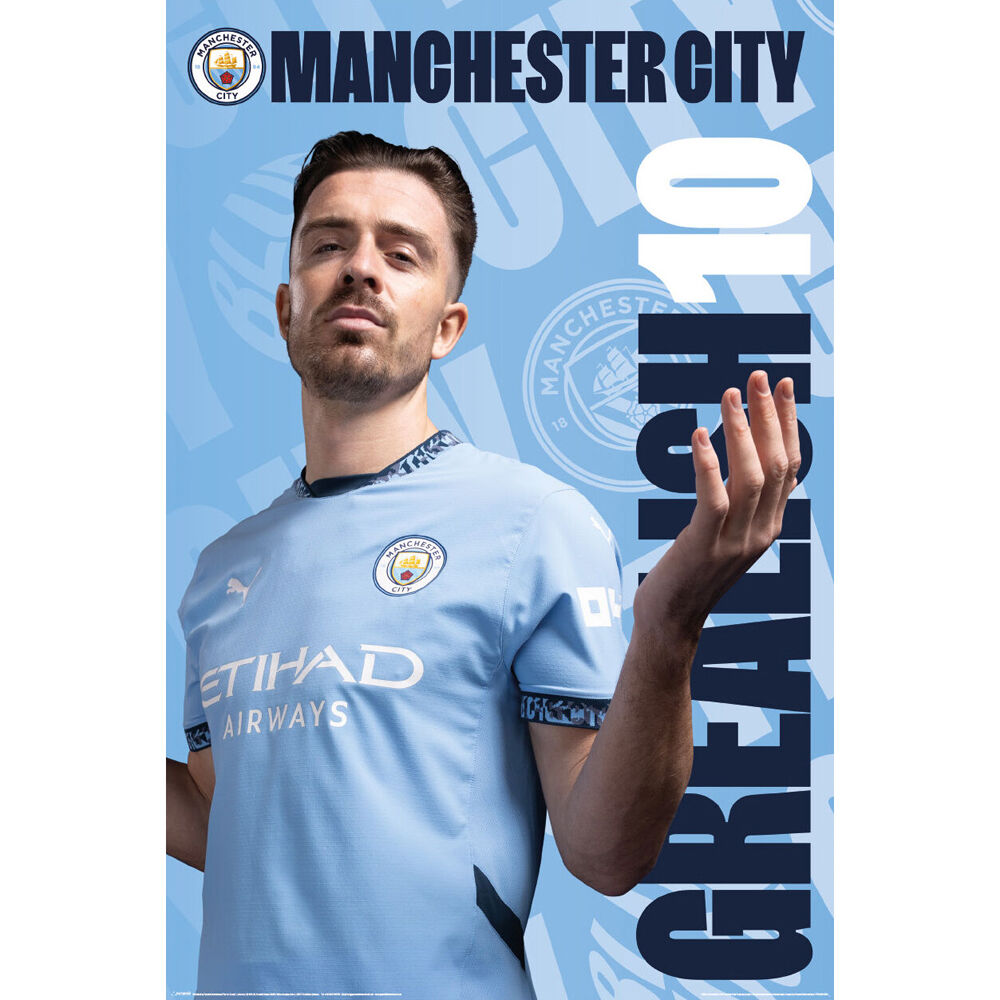 Impact Merch Soccer Manchester City Grealish Poster 91x61cm