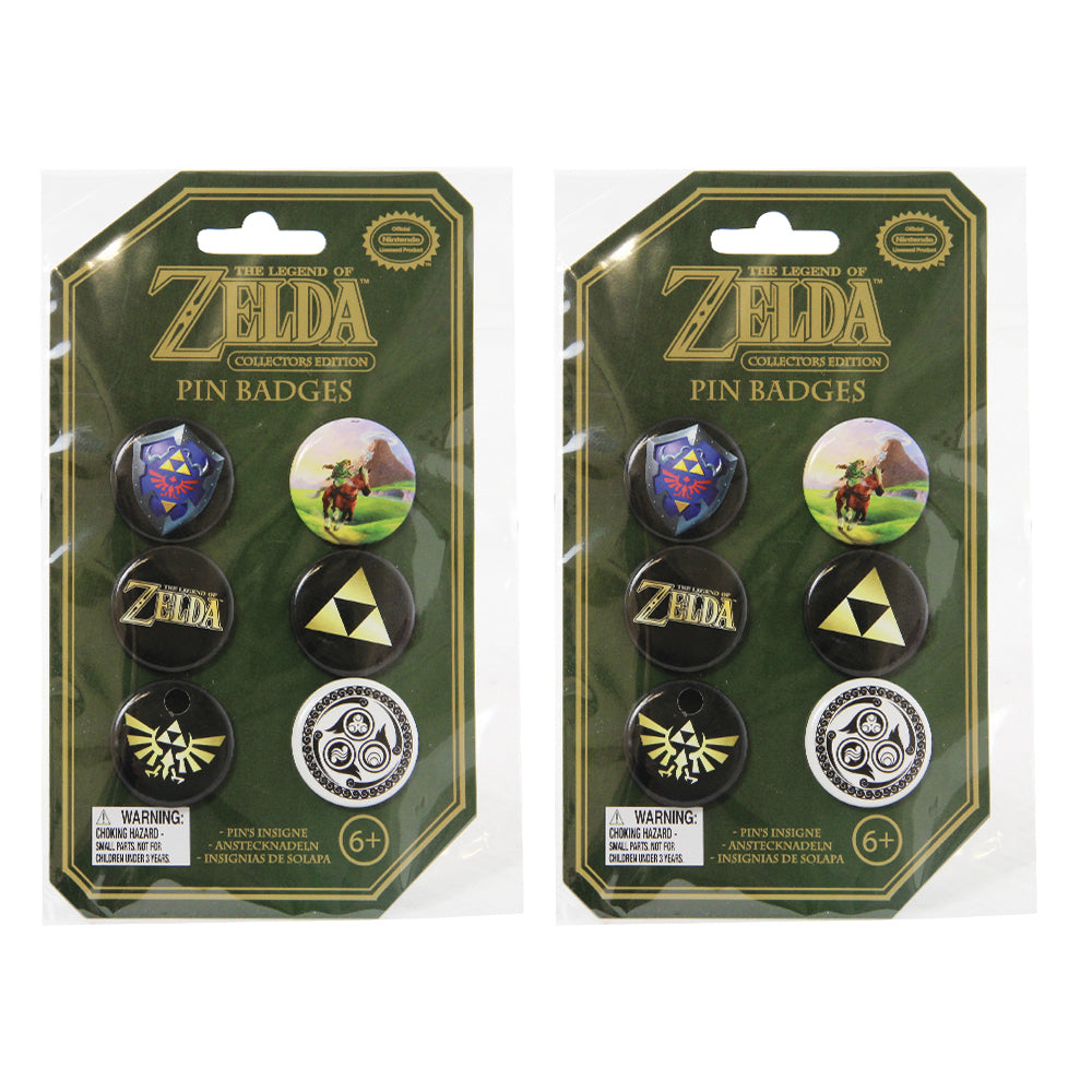 12pc Paladone 3.2cm Zelda Pin Badges Bags/Clothing Accessory Gift