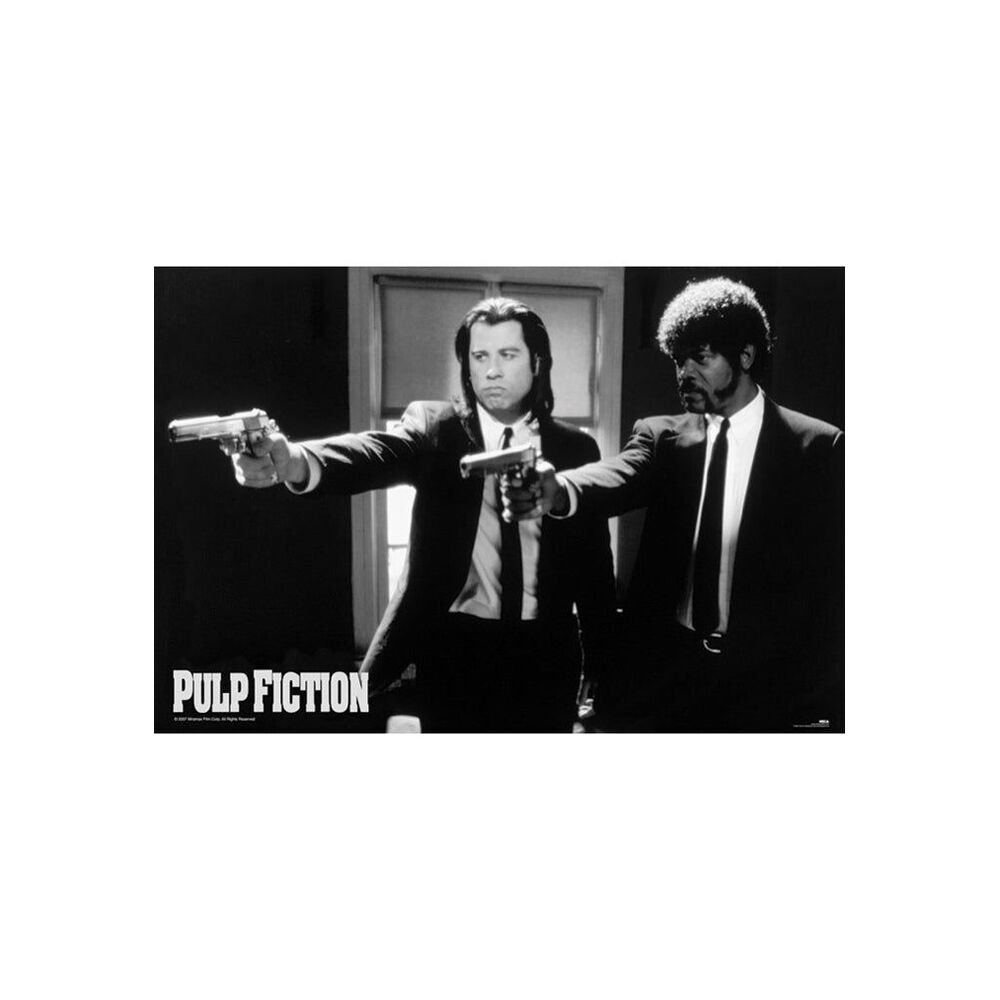 Impact Merch Pulp Fiction B&W Guns Poster Wall Decor 91x61cm