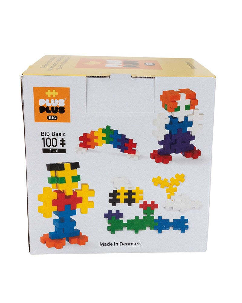 100pc Plus Plus BIG Basic Mix Kids/Toddler Toy 5y+
