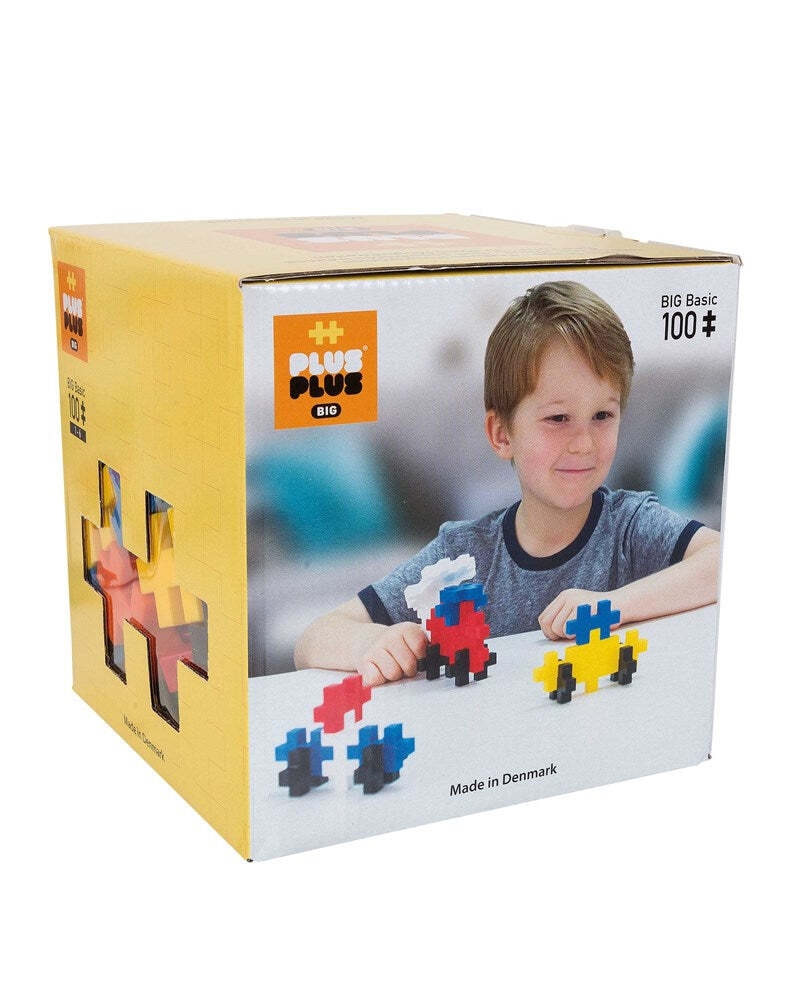 100pc Plus Plus BIG Basic Mix Kids/Toddler Toy 5y+