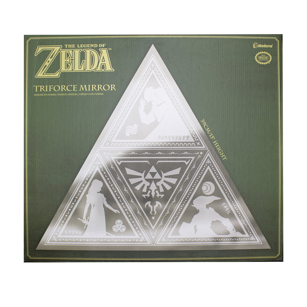 Paladone 39cm Zelda Triforce Mirror Teen/Adult Gift Memorabilia Wall Decor