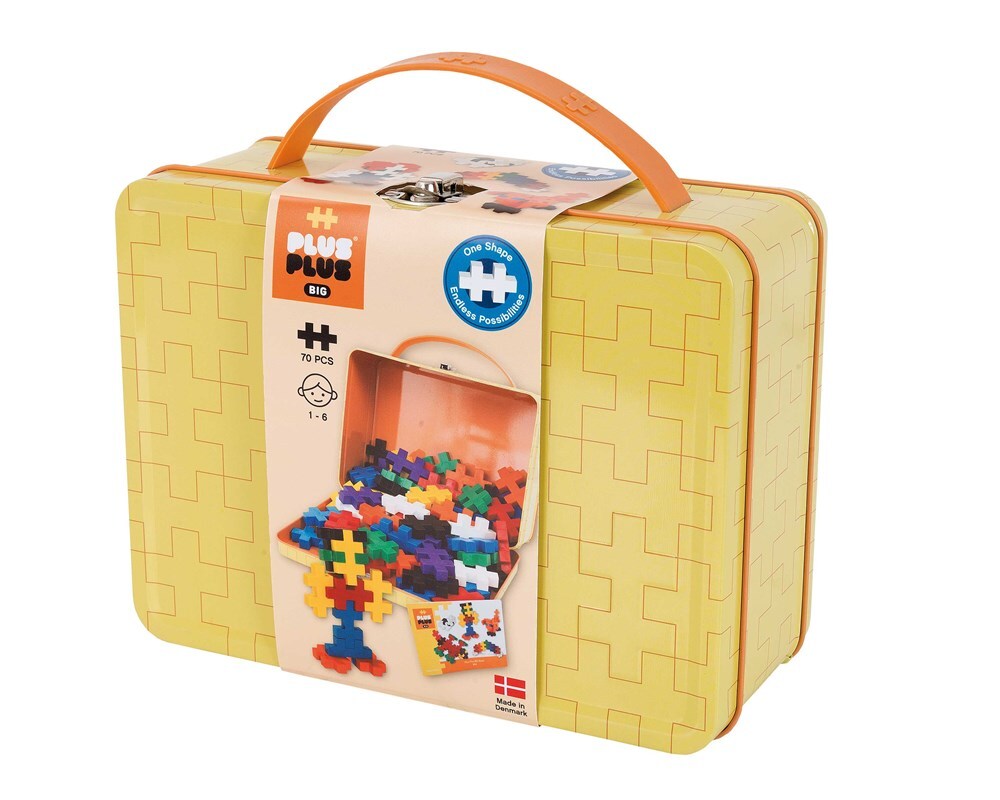 Plus-Plus BIG Metal Suitcase Basic Kids/Toddler Toy 5y+