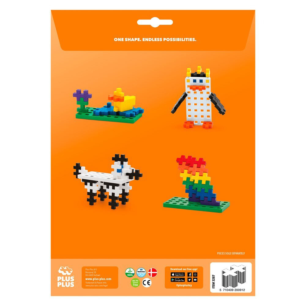 2pc Plus Plus Big 18x26cm 3D Puzzle Baseplates 5y+ White/Green