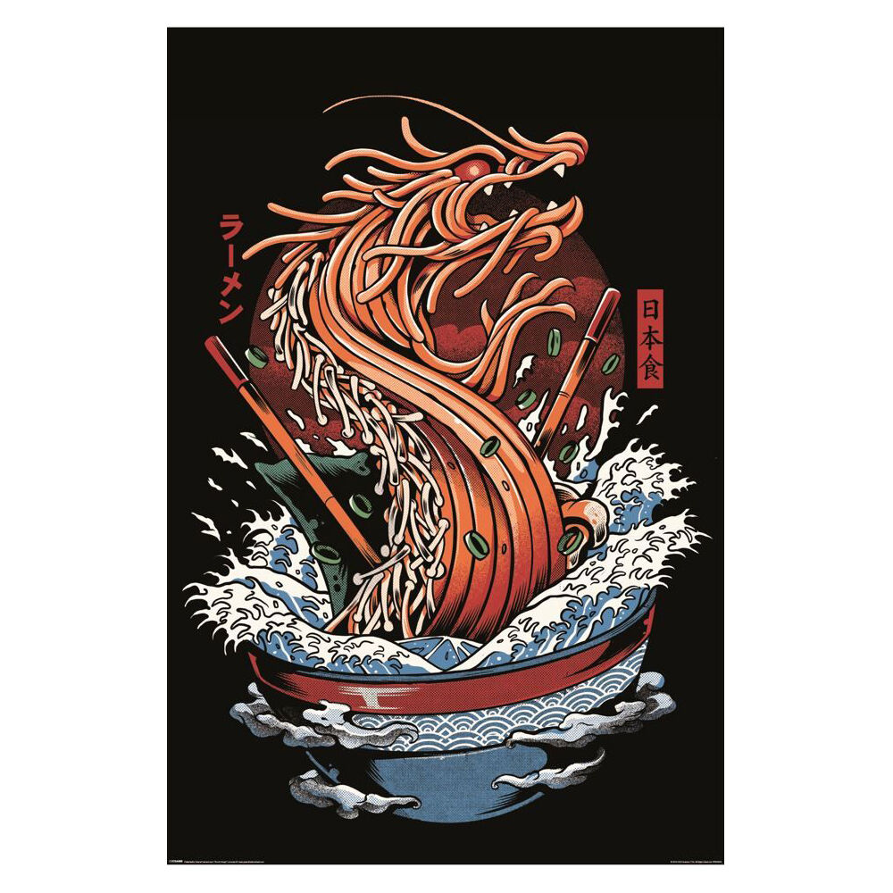Impact Merch Ilustrata Dragon Ramen Poster 91x61cm