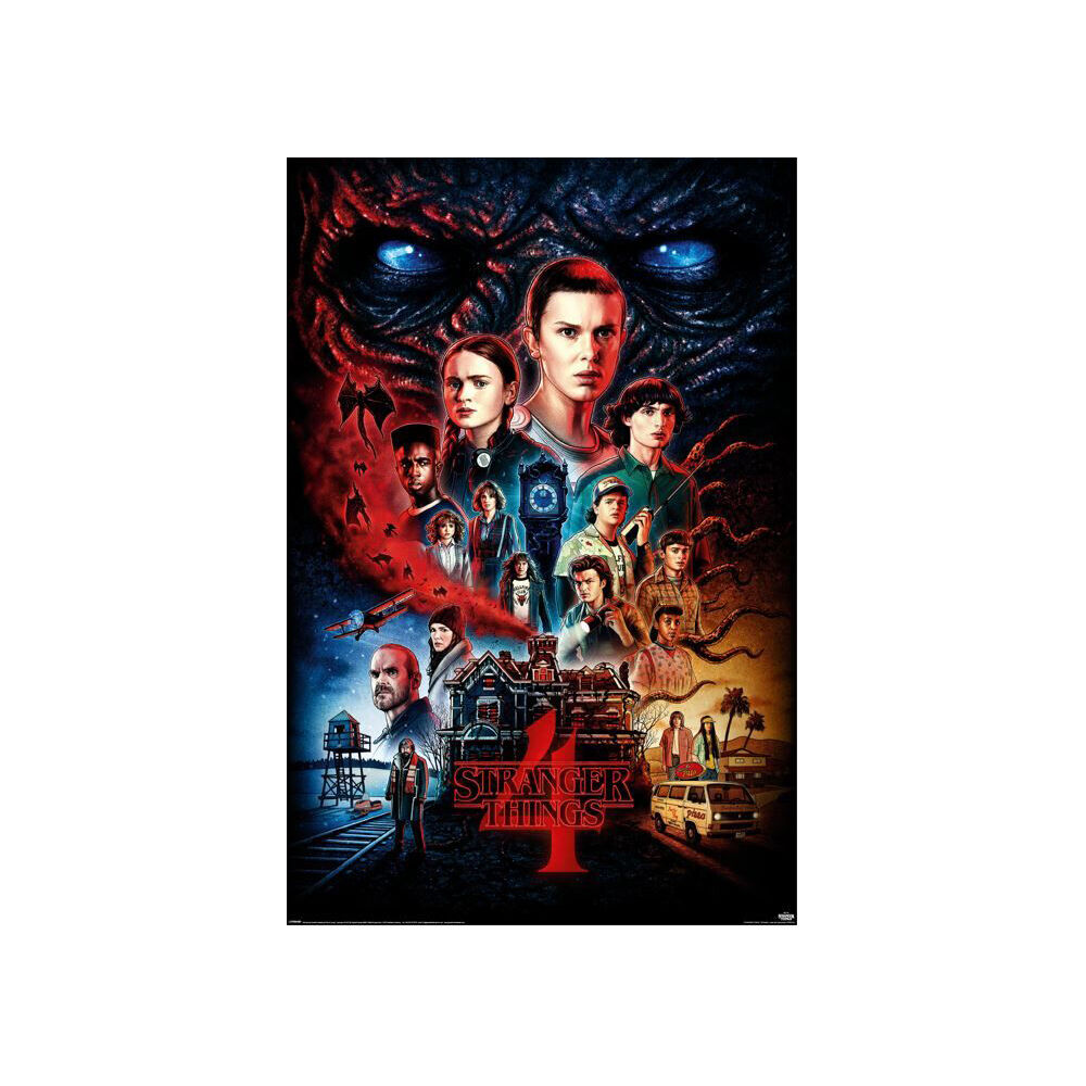 Stranger Things 4 Vecna Poster Wall Room Decor 91x61cm