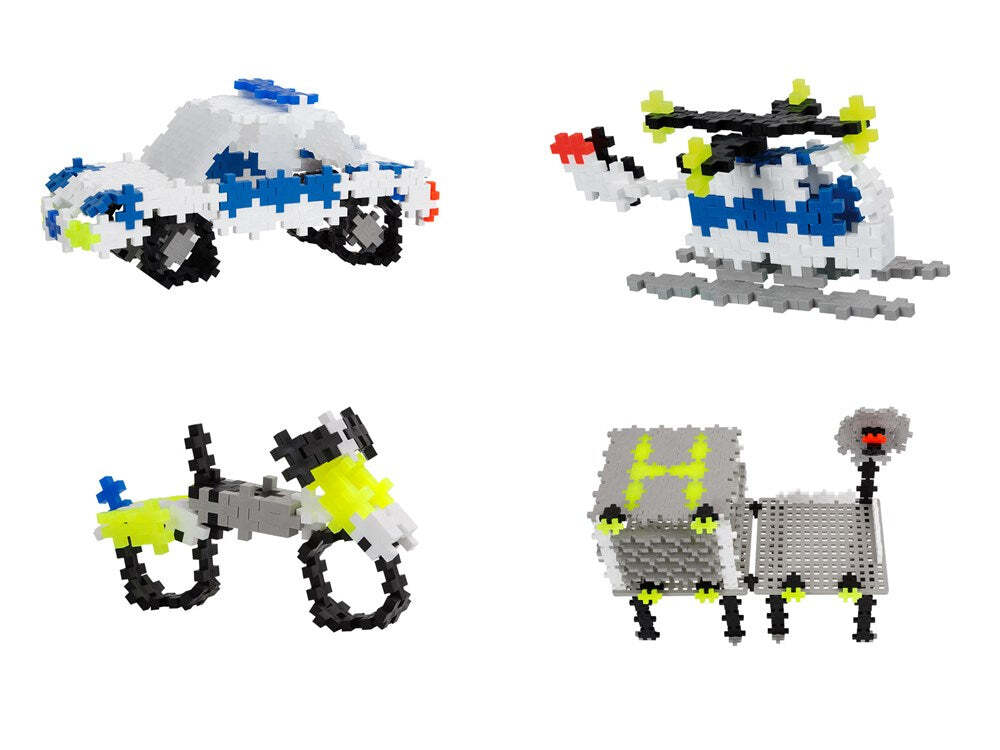 760pc Plus Plus Basic Police Kids/Toddler Toy 5y+