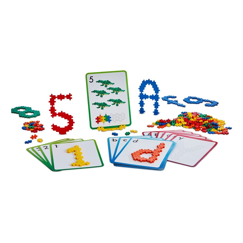 Plus Plus Learn To Build ABC & 123 Kids/Toddler Toy 5y+
