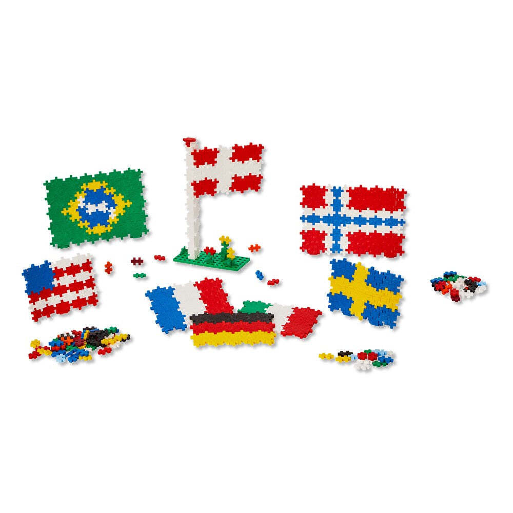 600pc Plus-Plus Learn to Build Flags of The World 5y+